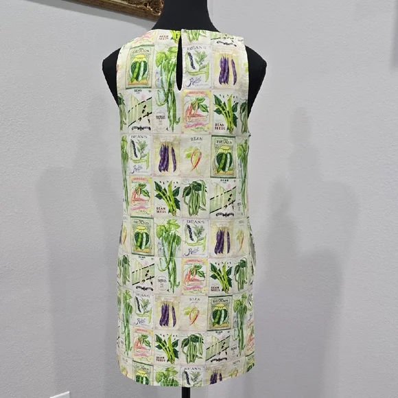 Rachel Antonoff Lola Mini Dress in the "Especially The Beans" Print, Pockets - Picture 10 of 16